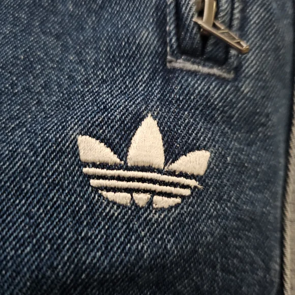 Adidas Originals Firebird Women's Blue Denim Shorts - Picture 6 of 7